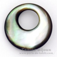 Forme ronde en nacre de Tahiti - Diamtre de 20 mm