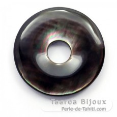 Forme ronde en nacre de Tahiti - Diamtre de 30 mm