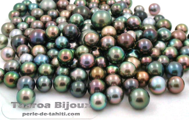 Lot de très belles Perles de Tahiti - Taaroa Bijoux